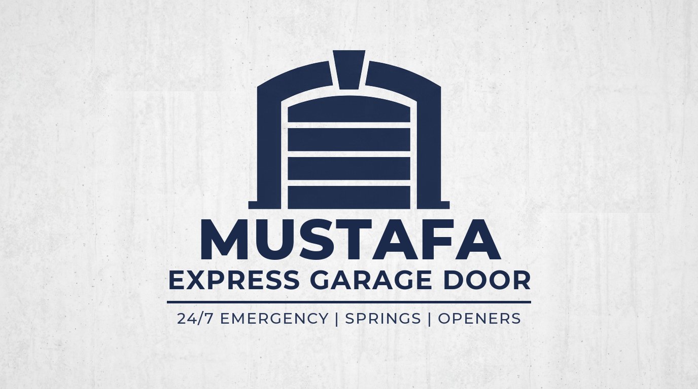 Mustafa Express Garage Door Logo